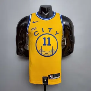 Tram version THOMPSON#11 Golden State Warriors yellow