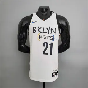 Nets Aldridge #21 graffiti (white)