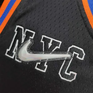 2022 Season Walker#8 Knicks Urban Edition Black NBA Jersey 8