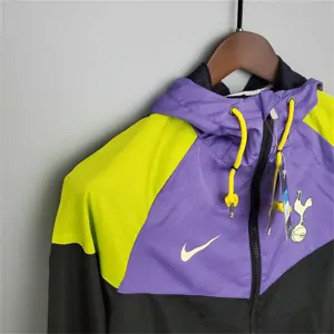 21-22 Tottenham Hotspur purple-black windbreaker 6