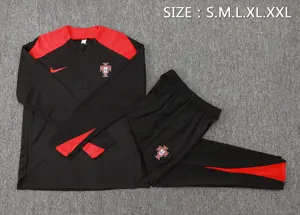 2024 Portugal Long Sleeve Training Suit Football Shirts 1