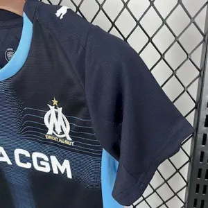 25-26 Olympique Marseille Away Kid Kits Youth Apparels Sino AAAAJersey Supply Yupoo 2