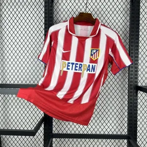 03-04 Atletico Madrid Home Retro Kit Vintage Shirt AAAAJersey Supplier Yupoo