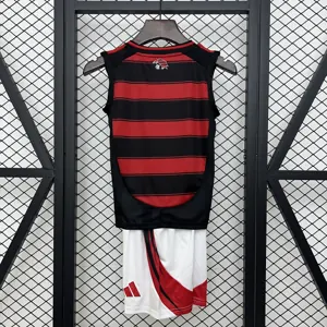 25-26 Flamengo Home Kid Vest Kits Sports Youth Apparels AAAAJersey Dropship Yupoo 2