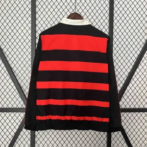 23-24 Flamengo Trench Coat Reversible Windbreaker Double-Sides Jacket Soccer Yupoo 9