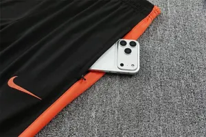2026 Netherlands Mens Kit Black Half Pull Training Suit Yupoo 7 1