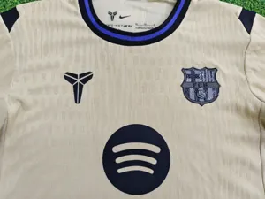 25-26 Barcelona Away Kid Kits Player Version Youth Apparels AAAAJersey Supply Yupoo 2