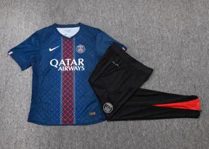 25-26 PSG Home Player Version Training Kits Football Tracksuits 1