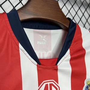 24-25 Chivas Guadalajara Home Kid Kits Youth Apparels AAAAJersey Wholesale Yupoo 7