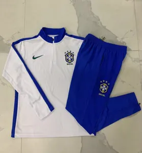 2024 Brazil Long Sleeve Training Suit Football Shirts 2