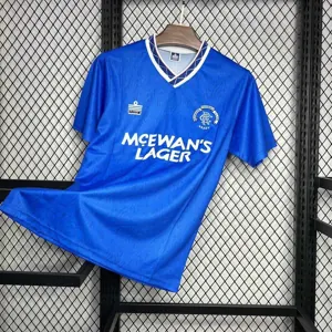 90-92 Rangers Home Retro Kit Vintage Shirt Sport AAAAJersey Yupoo 1