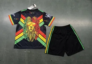 23-24 Ajax Kids Bob Marley Special Edition Kit Size-16-28 Soccer Jersey Yupoo 4