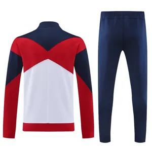 24-25 PSG Long Sleeve Kits White Jacket Suits Soccer Jerseys Yupoo 2