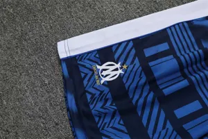 22-23 Marseille Training Suit Short Sleeve Kit White Grey 19