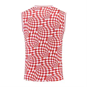 22-23 Chelsea vest training suit kit red and white 13