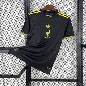 2025 Mexico Gold Black Soccer Shirt AAAAJersey Dropship Yupoo