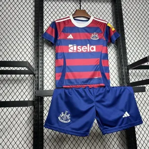 24-25 Newcastle Away Kid Kits Youth Apparels Football AAAAJersey Yupoo 5