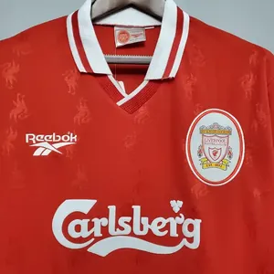 96-97 Retro Liverpool Soccer Jersey Home S-2XL 9