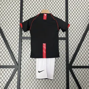 07-08 Manchester United Away Retro Kids Kits Children Sets Football AAAAJerseys Yupoo 10