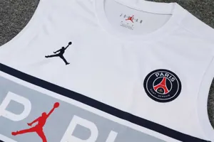 22-23 PSG vest training kit kit white grey stripe 14