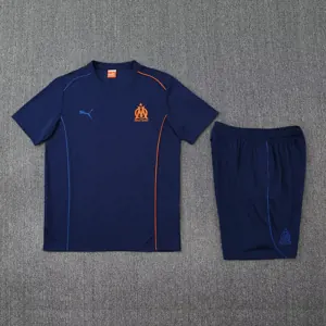 25-26 Marseille Navy Training Kits Football Tracksuits 1