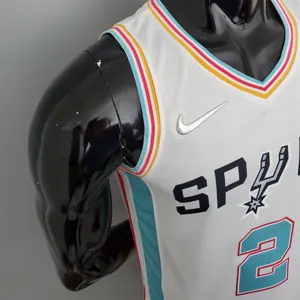 2022 season Leonard #2 Spurs City Edition white 2