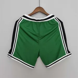2022 Boston Celtics NBA US Training Shorts Green Black 4