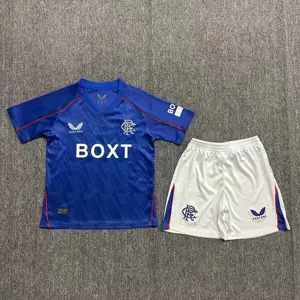 24-25 Rangers Home Kid Kits Youth Apparels Sport AAAAJersey Yupoo 1