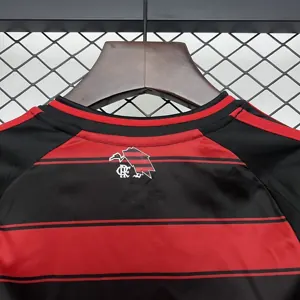 25-26 Flamengo Home Kid Long Sleeve Kits Youth Apparels AAAAJersey Dropship Yupoo 2