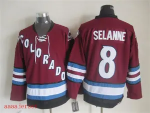 Colorado Avalanche retro ice hockey jersey M-3XL 科罗拉多雪崩队复古冰球服 3