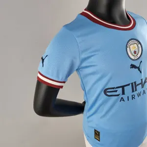 22-23 Manchester City home kids kit 9