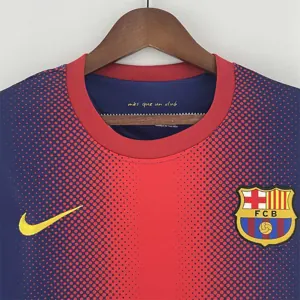12-13 Barcelona home long sleeve 1