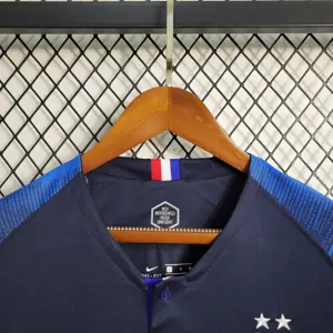 2018 Retro Long Sleeve France Home S-XXL 8