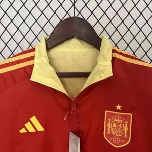 2024 Spain Trench Coat Reversible Windbreaker Double-Sides Jacket AAAAJersey Supplier Yupoo 2