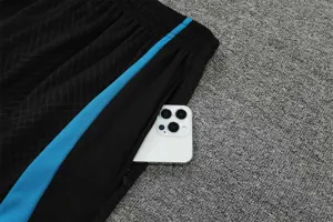 22-23 Inter Milan training suit short sleeve kit Black Blue 4