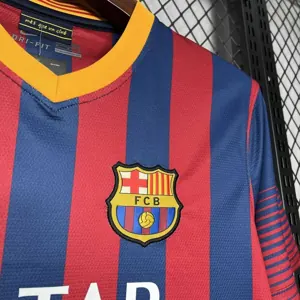 13-14 Barcelona Home Retro Kit Vintage Shirt Sport AAAAJersey Yupoo 3