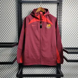 23-24 Barcelona Windbreaker Red