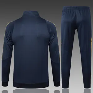 24-25 Boca Navy Football Tracksuit Long Jacket Suits 3