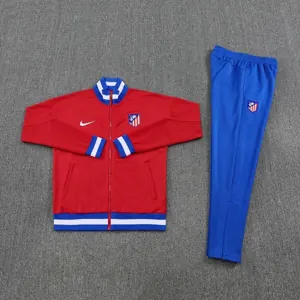 25-26 Atletico Madrid Red Jacket Kit Long Sleeve Training Suit Football Shirts AAAAJersey Yupoo 1
