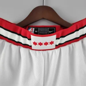 Chicago Bulls white NBA shorts 8