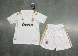 11-12 Real Madrid Home Retro Kids Kit Size-16-28 Soccer Jersey Yupoo 7