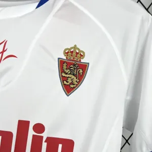 01-02 Zaragoza Home Retro Kit Vintage Shirt AAAAJersey Supply Yupoo 2