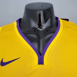 ANTHONY#7 Lakers V-neck City Edition yellow 1