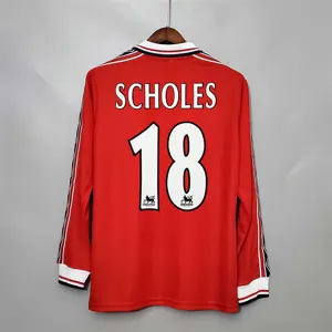 98-99 Manchester United home long sleeve 12