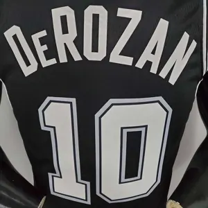 DeROZAN#10 Spurs Spurs Black 6