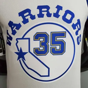 Retro version DURANT#35 Golden State Warriors white 2
