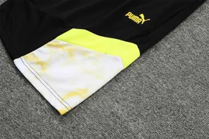 22-23 Dortmund vest training suit kit black and white 16