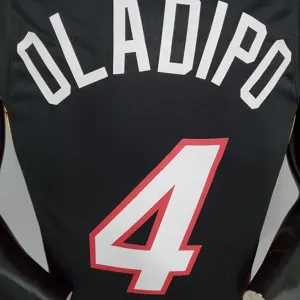 Miami Heat OLADIPO#4 #4 Black 2