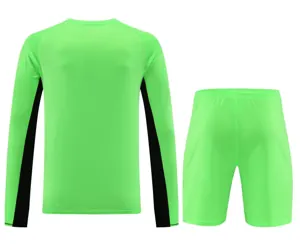 23-24 Real Madrid Goalkeeper Kits Long Sleeve Green Suits Soccer Jerseys Yupoo 1