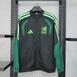 2025 Mexico Black Windbreaker Jacket Yupoo